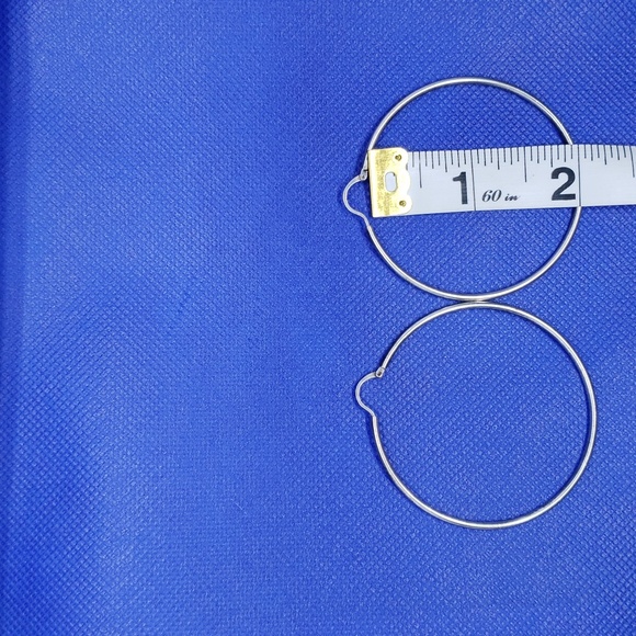 Sterling silver hoop earrings - Picture 9 of 9